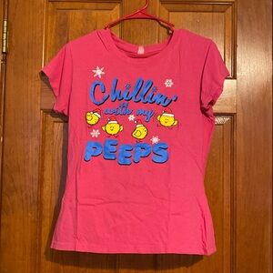 Pink Graphic Christmas Tee